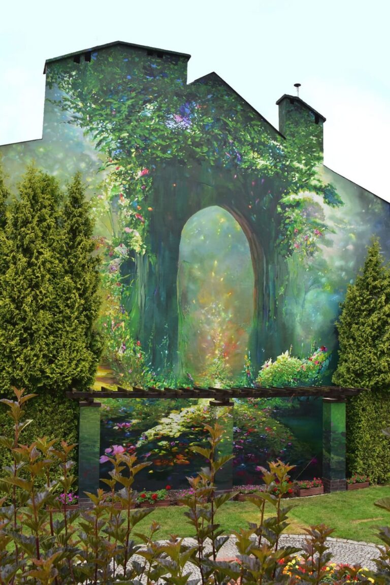 mural na kamienicy